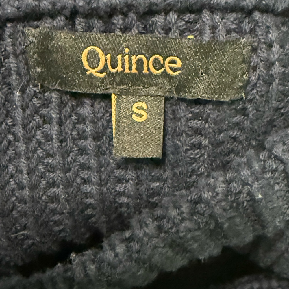 Quince 100% Organic Cotton Fisherman Crew Sweater - Picture 6 of 7